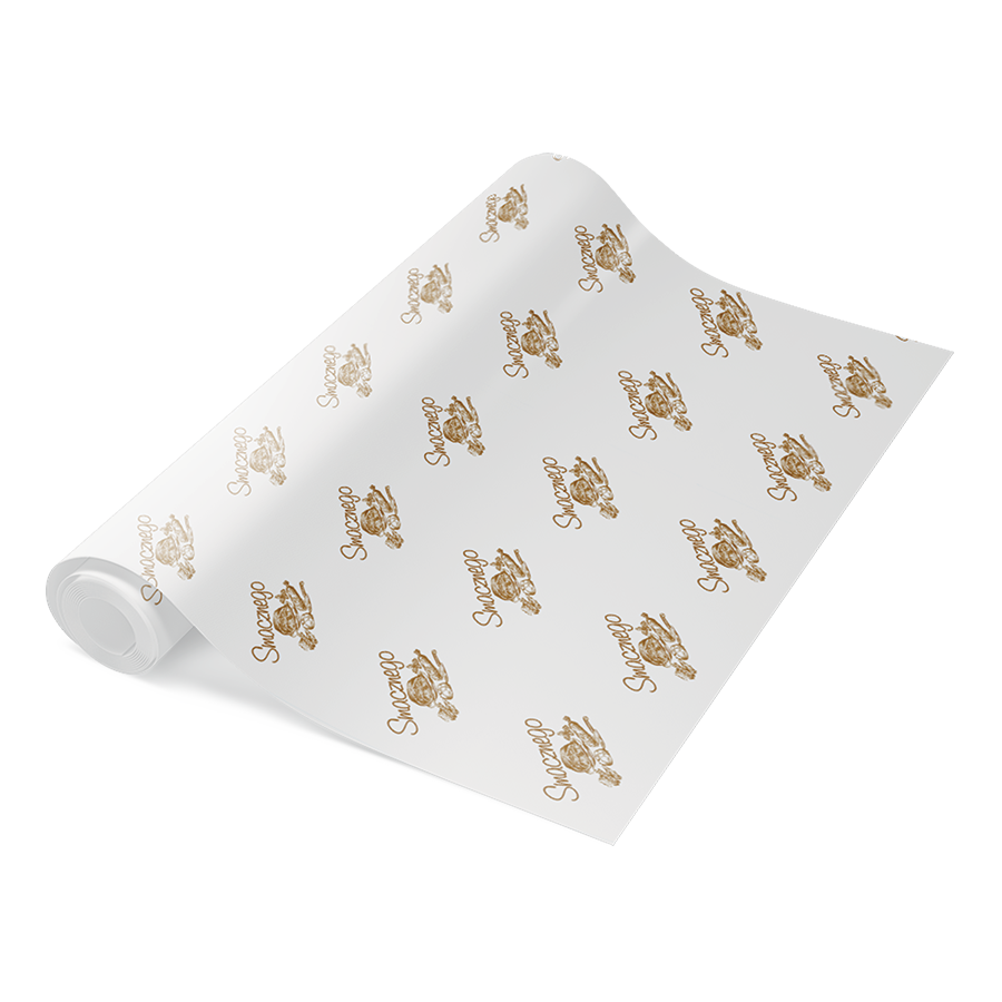 Papier biały PE 35cm rolka 10 kg NU Smacznego
